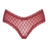 Brasile&ntilde;a en forma de V burn-out mesh, Rojo