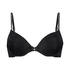 Sujetador con aros preformado Plunge, Negro