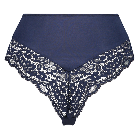 Braguita brasile&ntilde;a de corte alto Rose, Azul