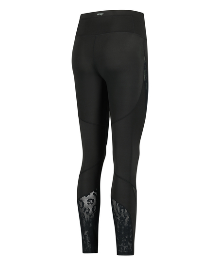 Leggings de talle alto HKMX Oh My Squat, Negro