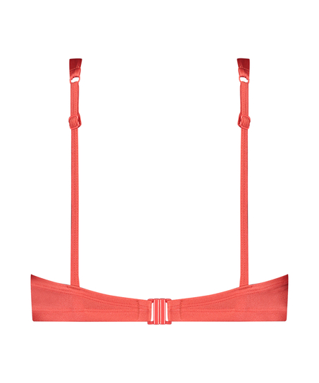 Top de bikini push-up Luxe Copa A - E, Rojo