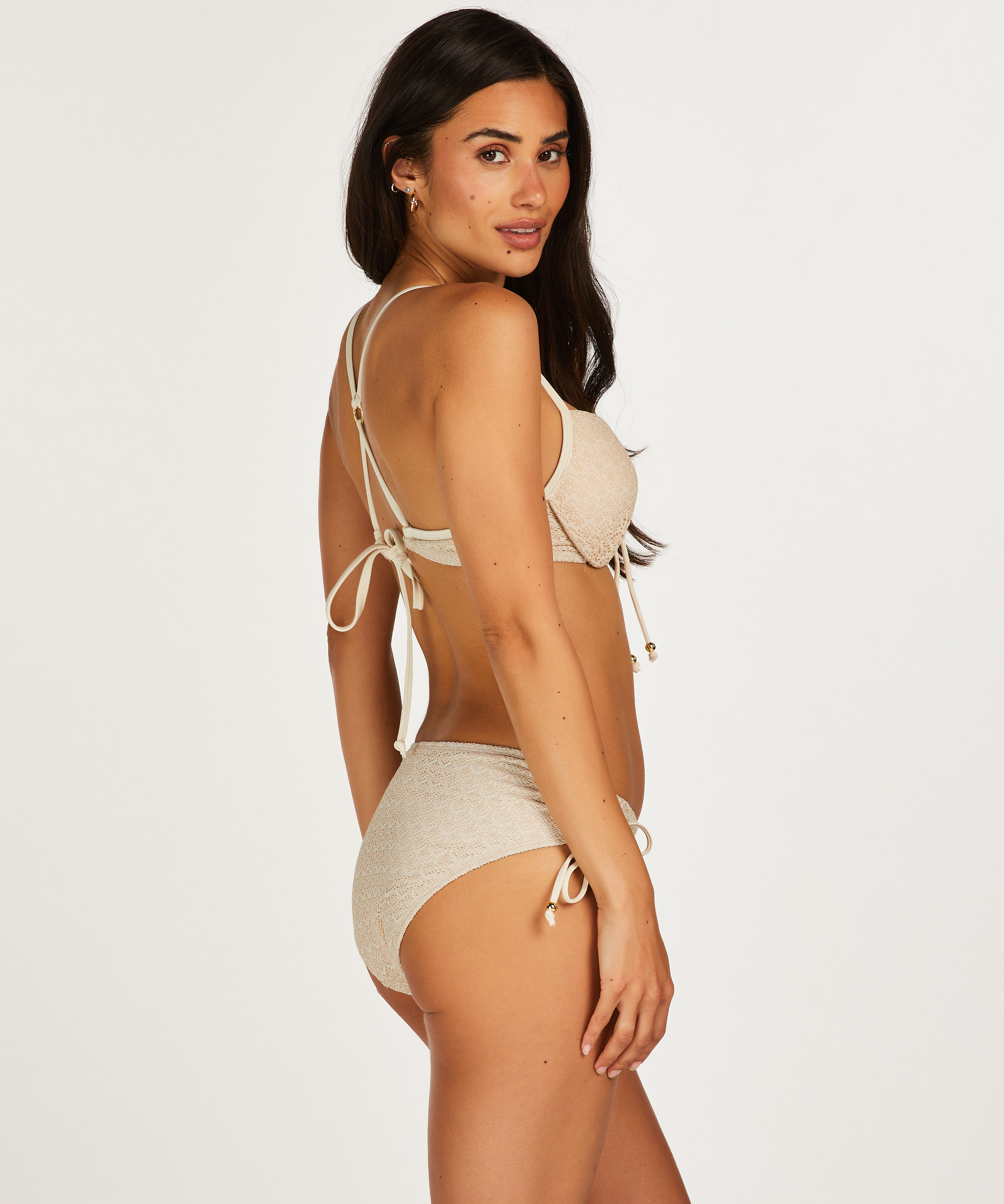 Braguita de bikini Crochet, Blanco, main