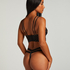 Tanga abierto en la entrepierna Athena, Negro
