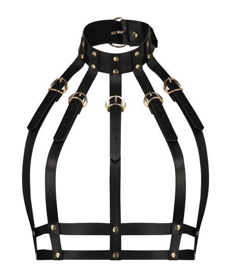 Gargantilla estrecha Private, Negro