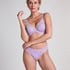 Tanga pantal&oacute;n corto Diva, Morado