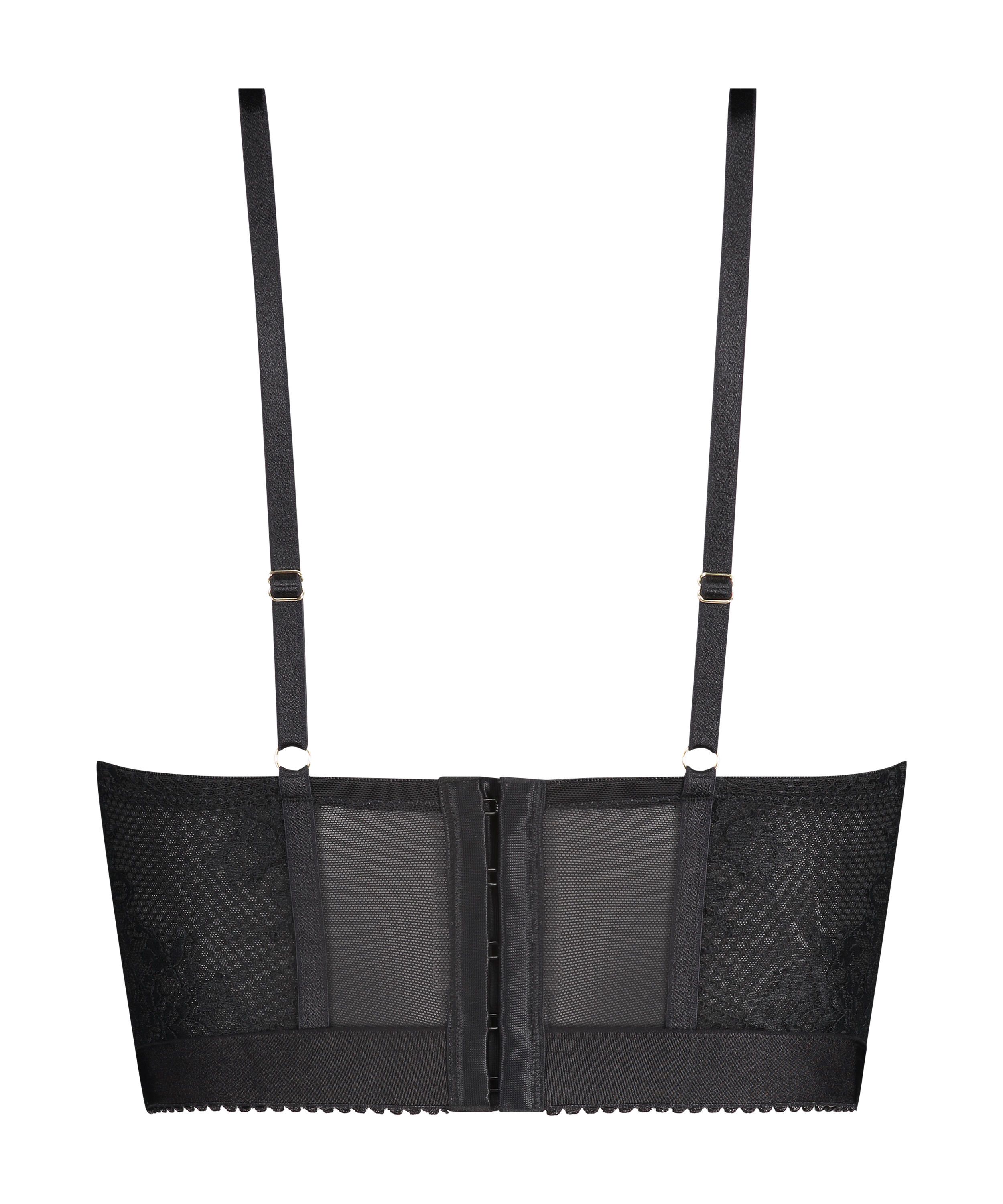 Sujetador longline de aros preformado Malika, Negro, main