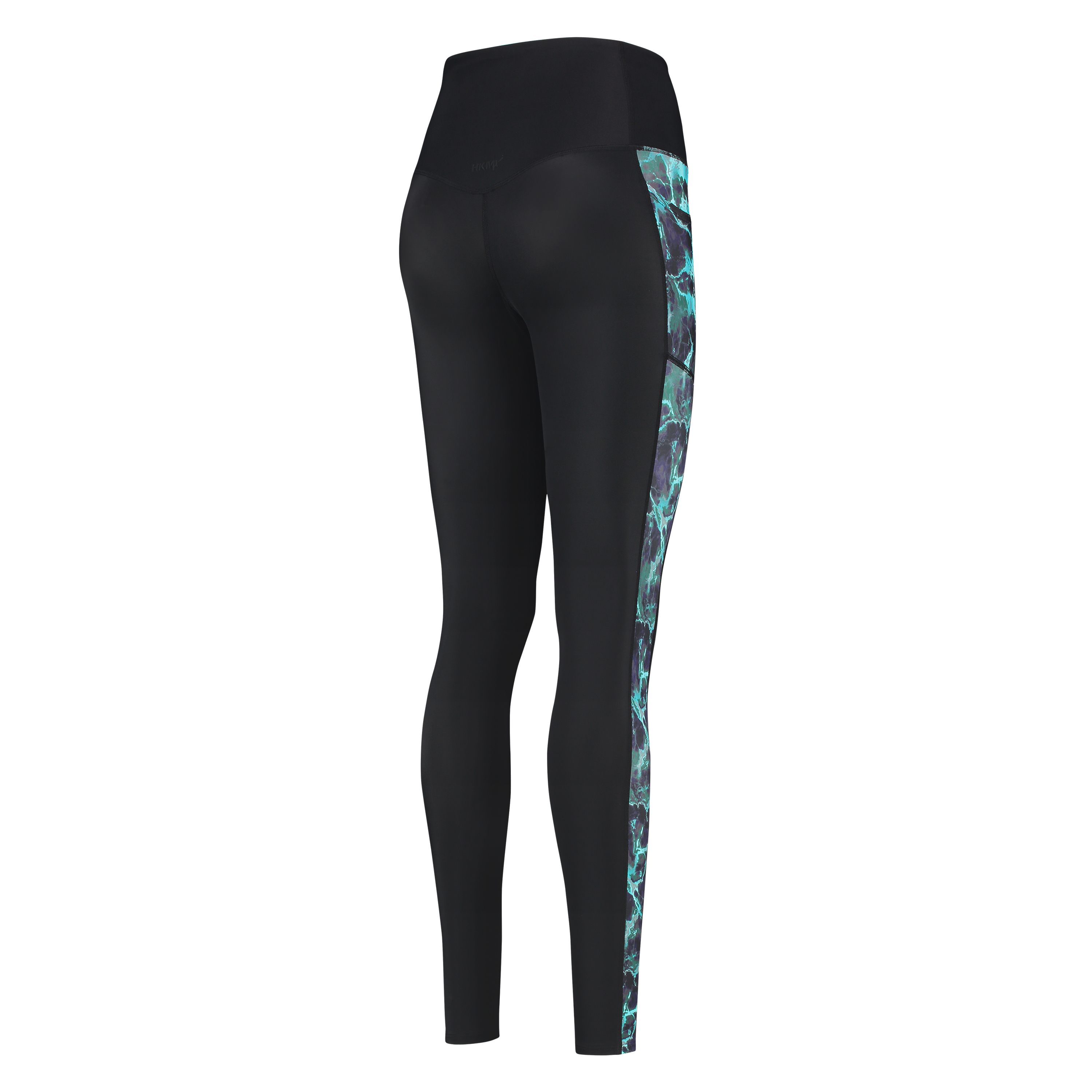 Leggings deportivos de talle alto Marble nivel 3 de HKMX, Azul, main