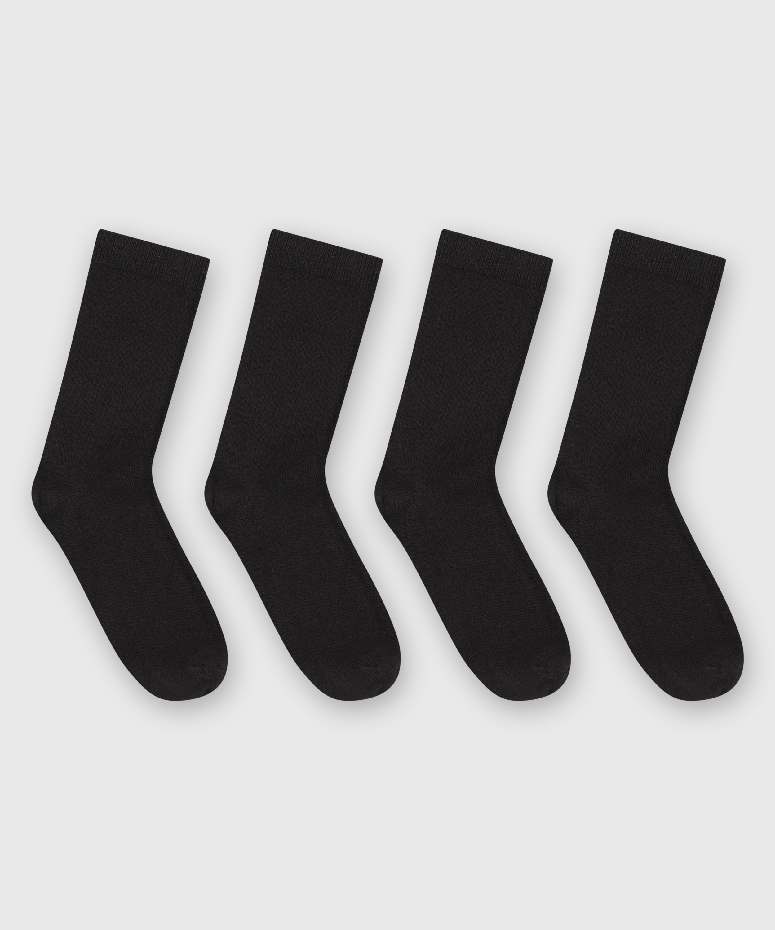 2 pares de calcetines Viscose, Negro, main