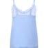 Camiseta top Velours Lace, Azul