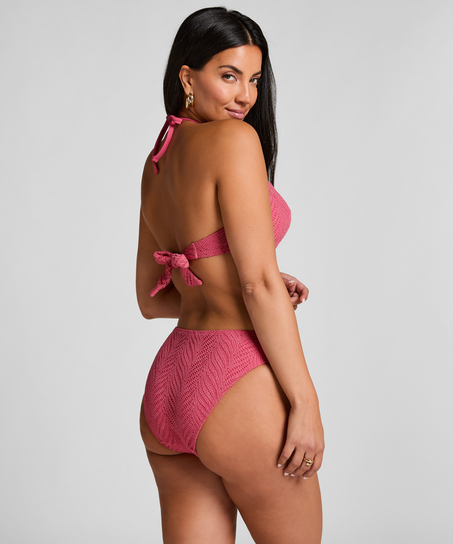 Top de bikini bandeau Lanai, Rosa