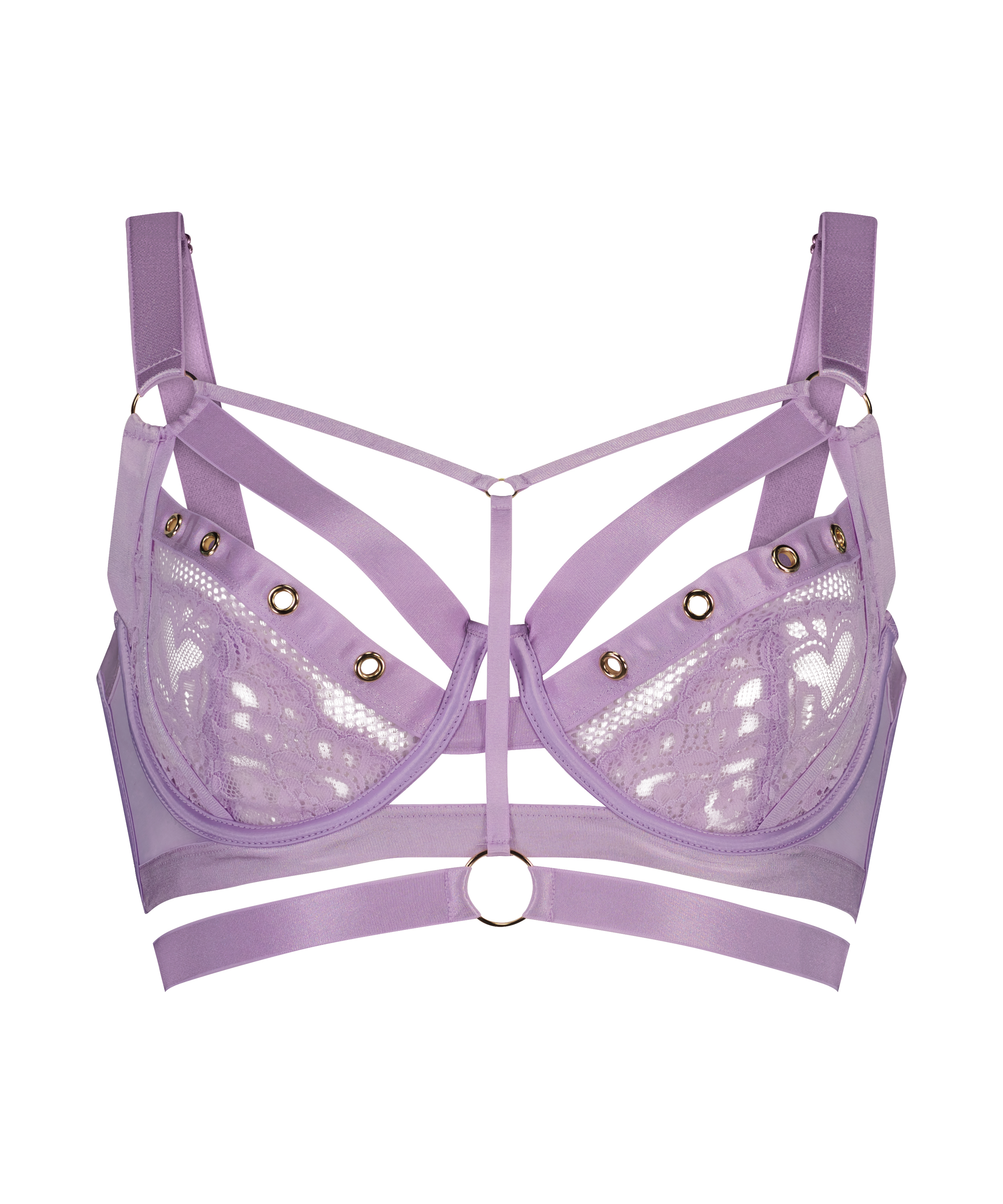 Sujetador longline de aros no preformado Sadie, Morado, main