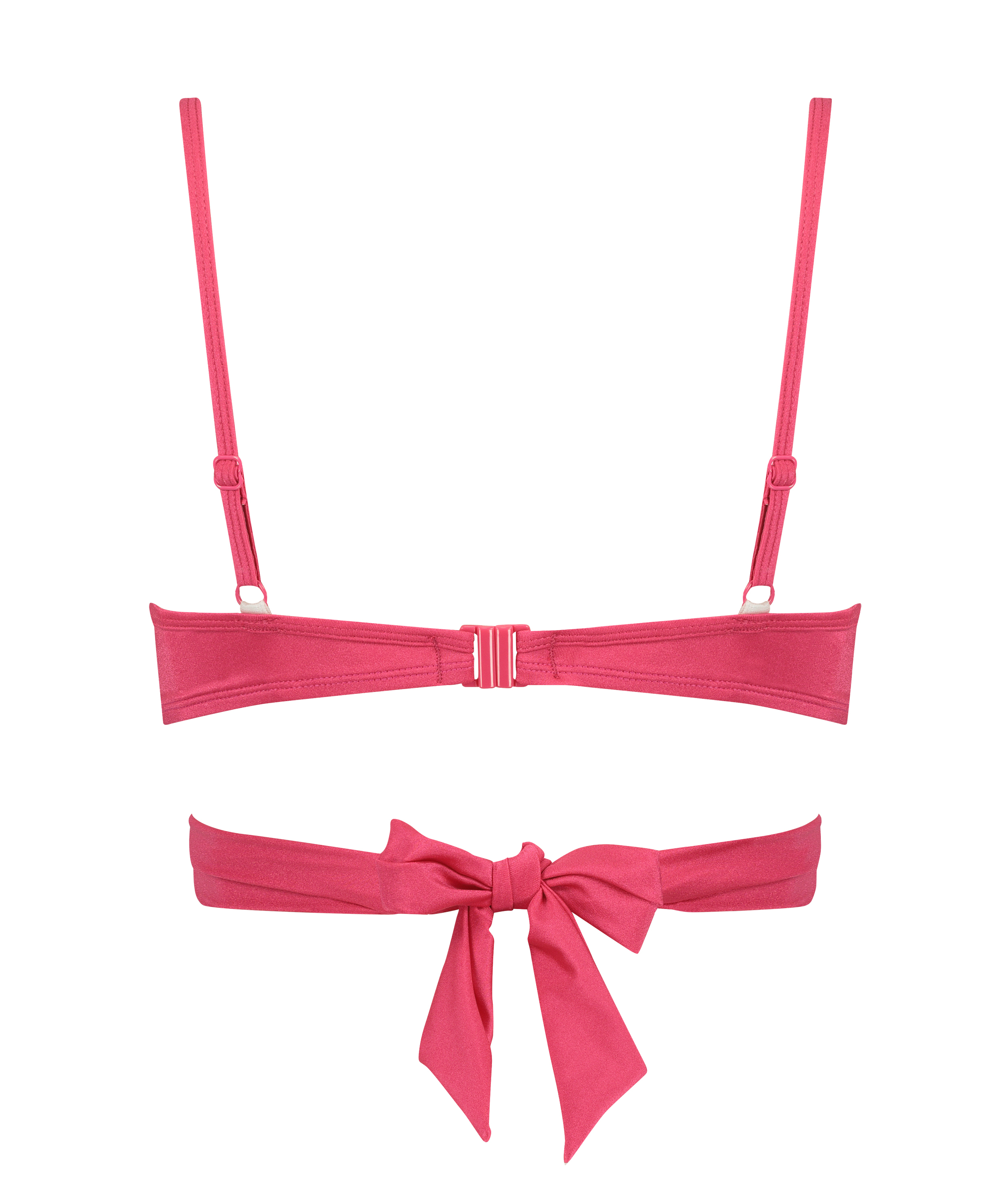 Top de bikini push-up con aros preformado Grenada, Rosa, main