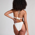 Top de bikini bandeau Cabo, Blanco