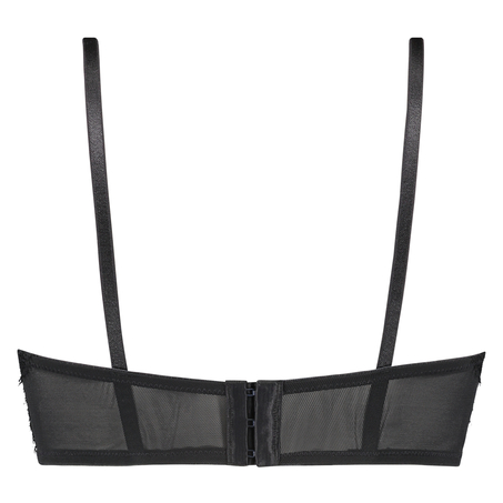 Sujetador longline de aros preformado Valentina, Negro