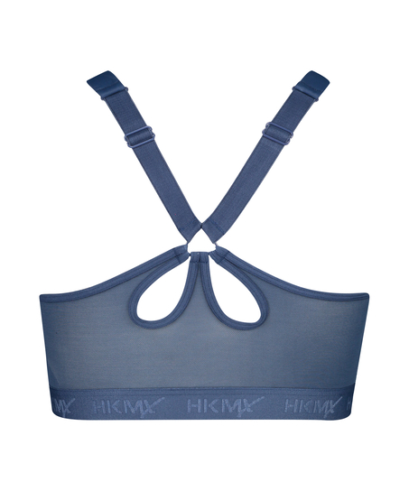 HKMX Sujetador deportivo The Pro Level 3, Azul