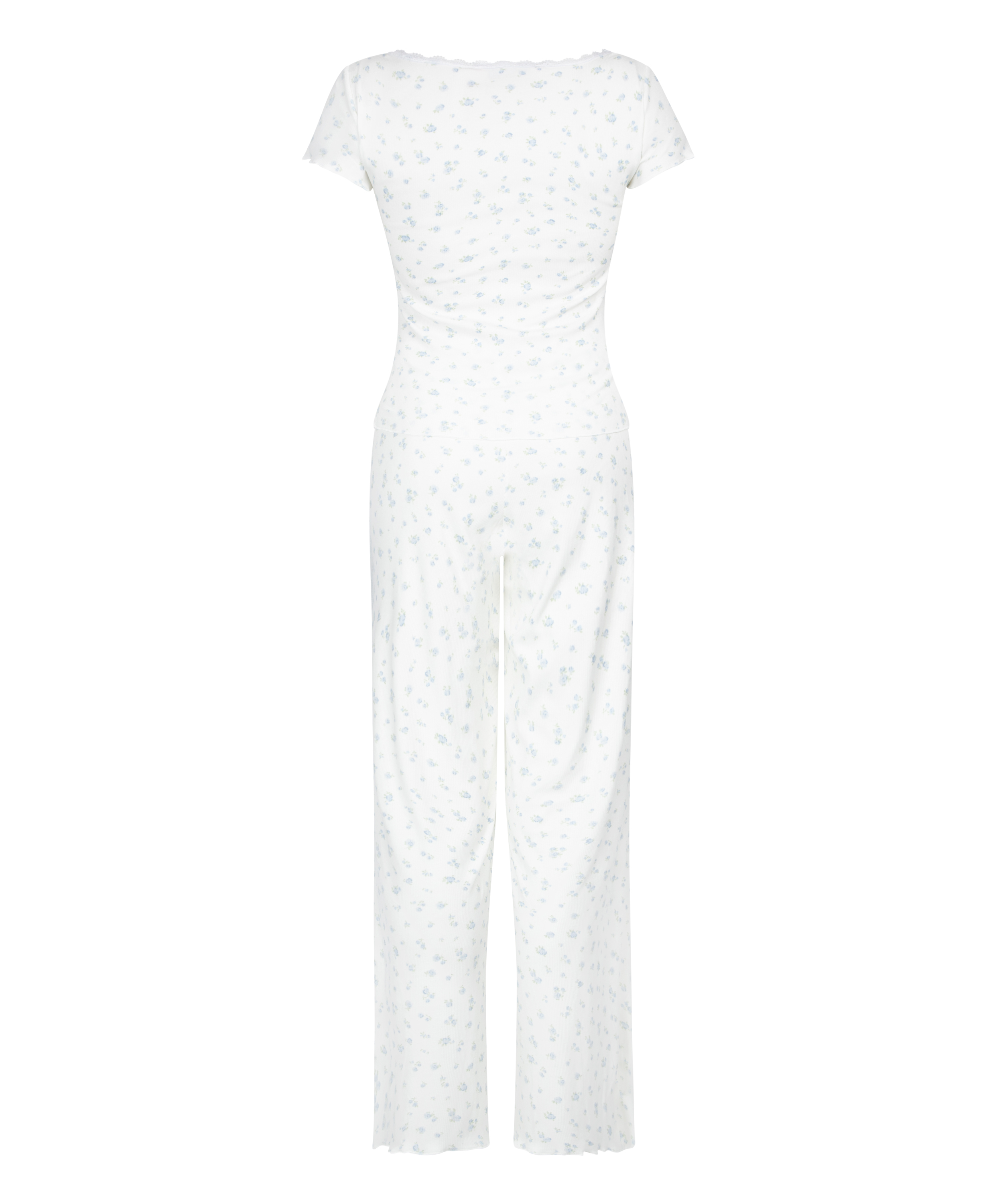 Conjunto de pijama Rib, Azul, main