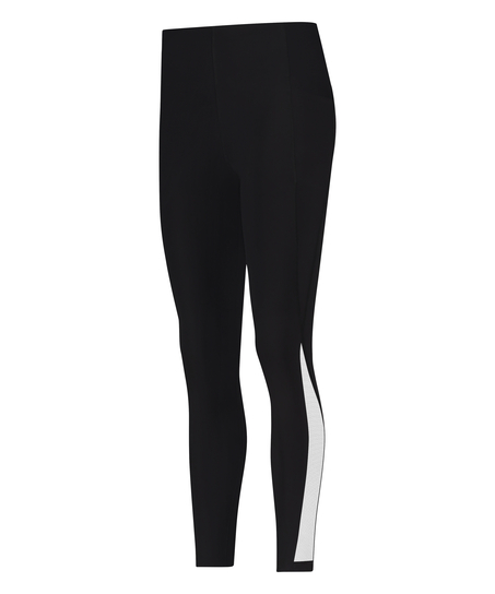 HKMX Leggings deportivos de cintura alta Boost, Negro