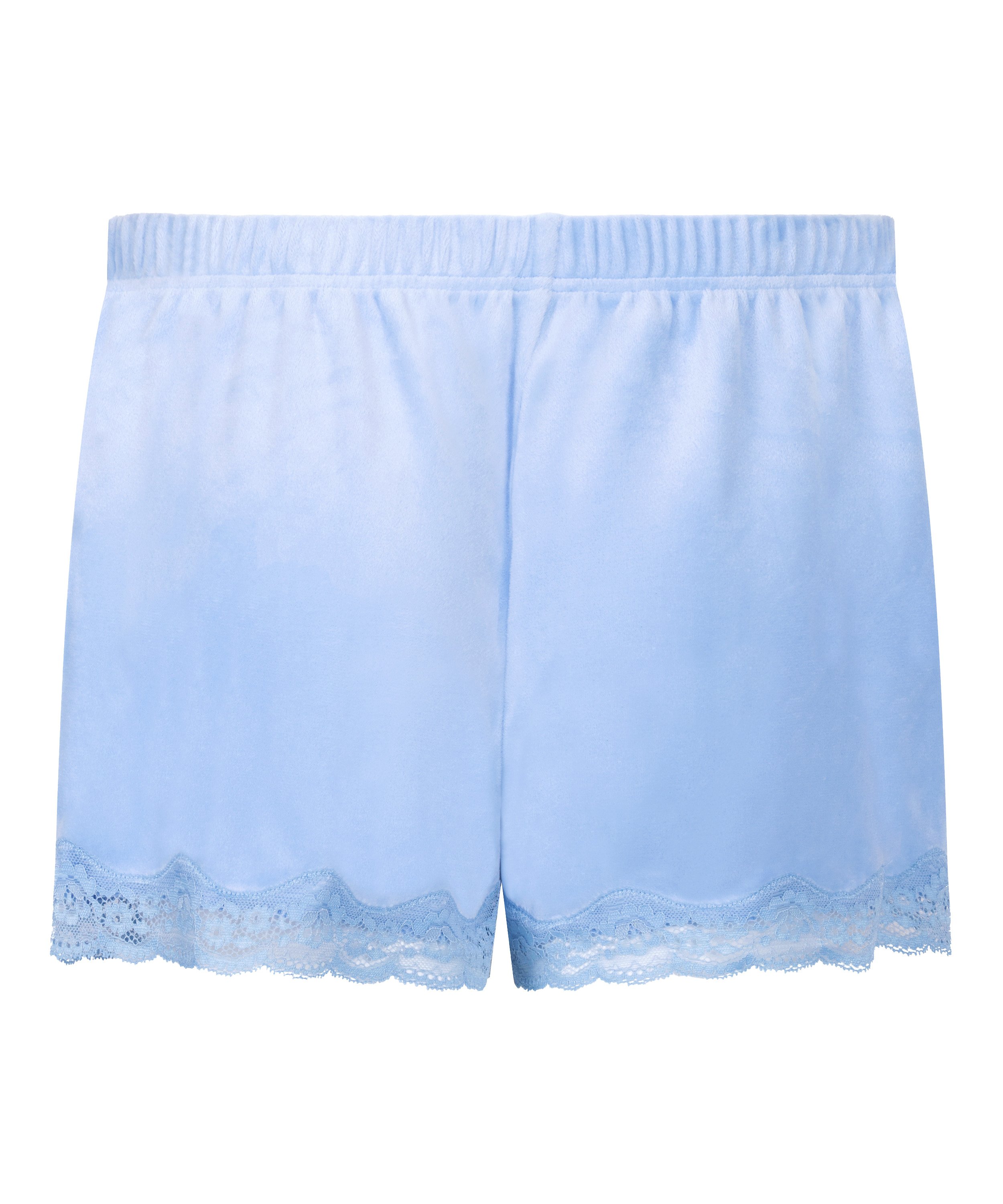 Short Velours Lace, Azul, main