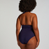 Bañador Shaping Halter Scallop, Azul