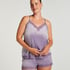 Camiseta top Velours Lace, Morado