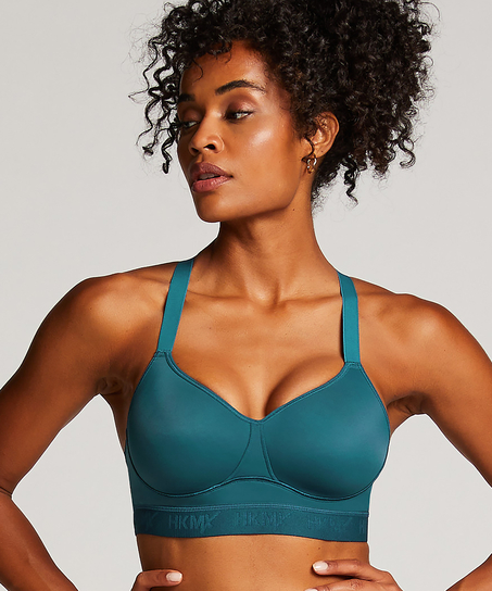 HKMX Sujetador deportivo The All Star Level 2, Azul