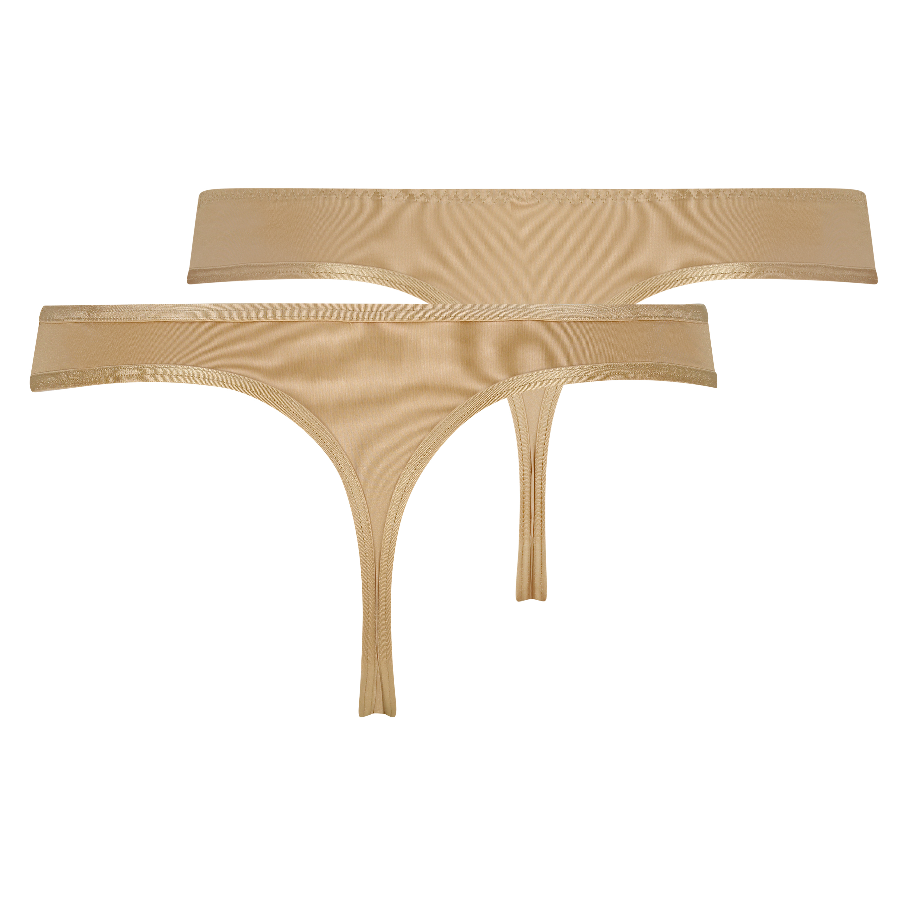 Juego de 2 de tangas Angie, Beige, main