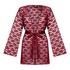 Kimono de encaje integral, Rojo