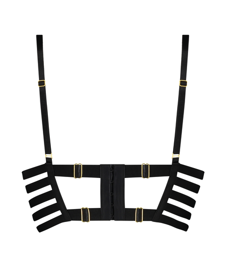 Sujetador push-up de aros preformado Vicky, Negro