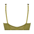 Sujetador longline con aros sin relleno Amelie, Verde
