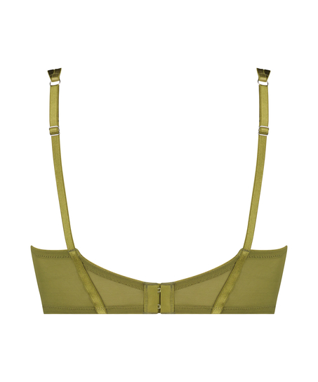 Sujetador longline con aros sin relleno Amelie, Verde