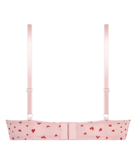 Sujetador con aros preformado Plunge, Rosa