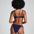 Braguita de bikini Scallop, Azul