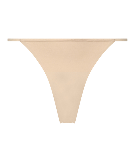 Tanga sin costuras, Beige