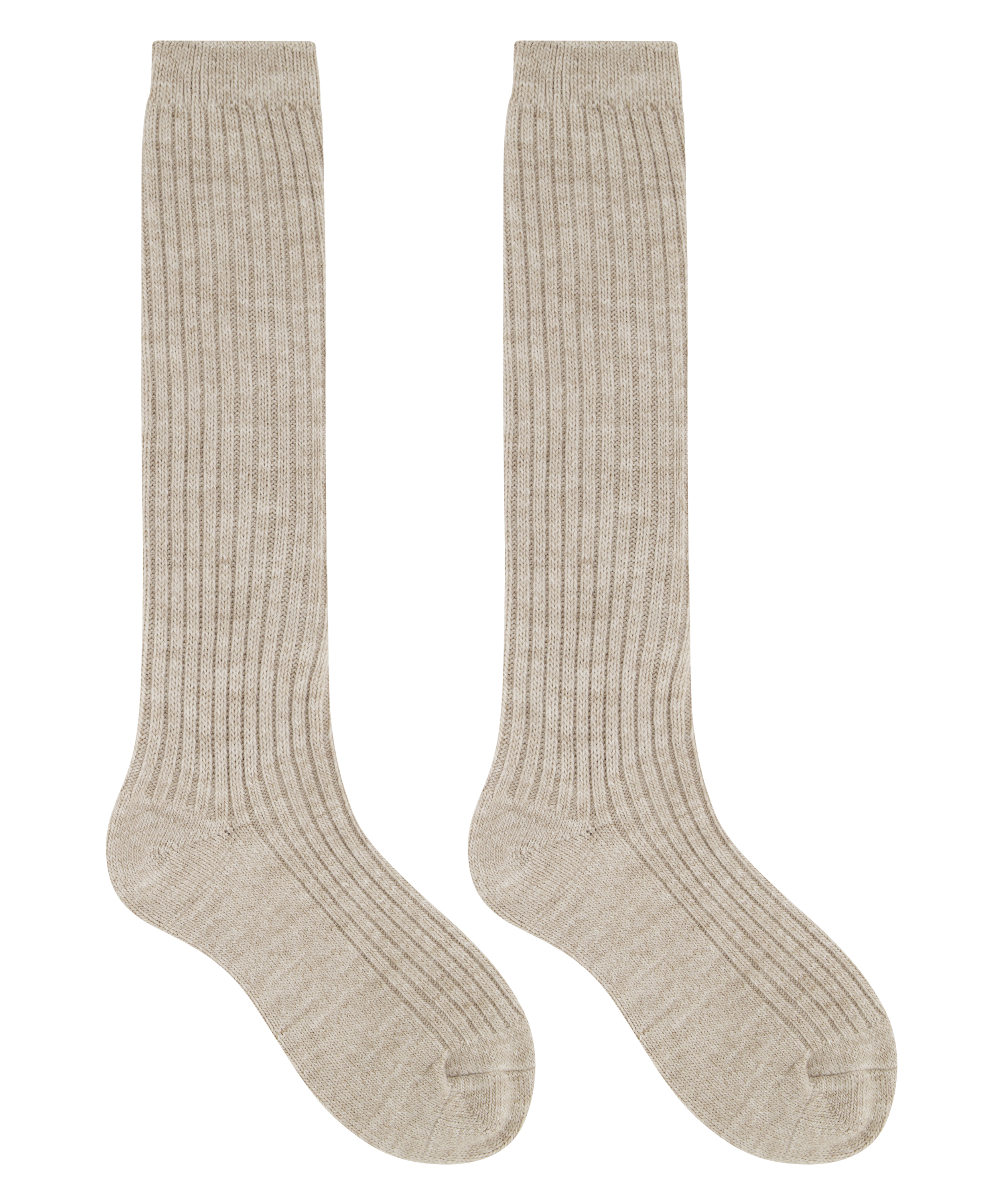 1 par de calcetines de punto, Beige, main