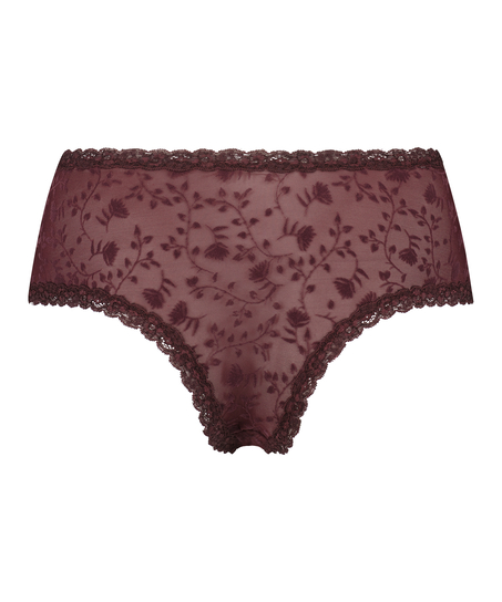 Brasileña en forma de V Curvy, Rojo