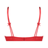 Sujetador con aros push-up Oceana, Rojo