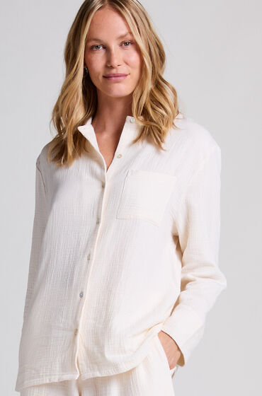 Hunkemöller Chaqueta de muselina Blanco