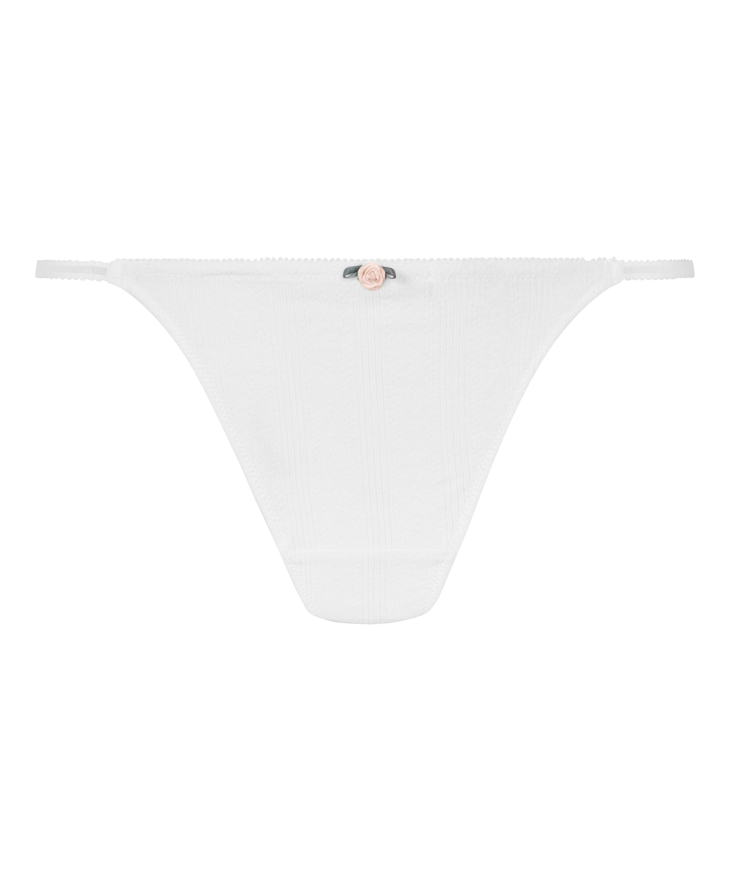 Tanga Pointelle, Blanco