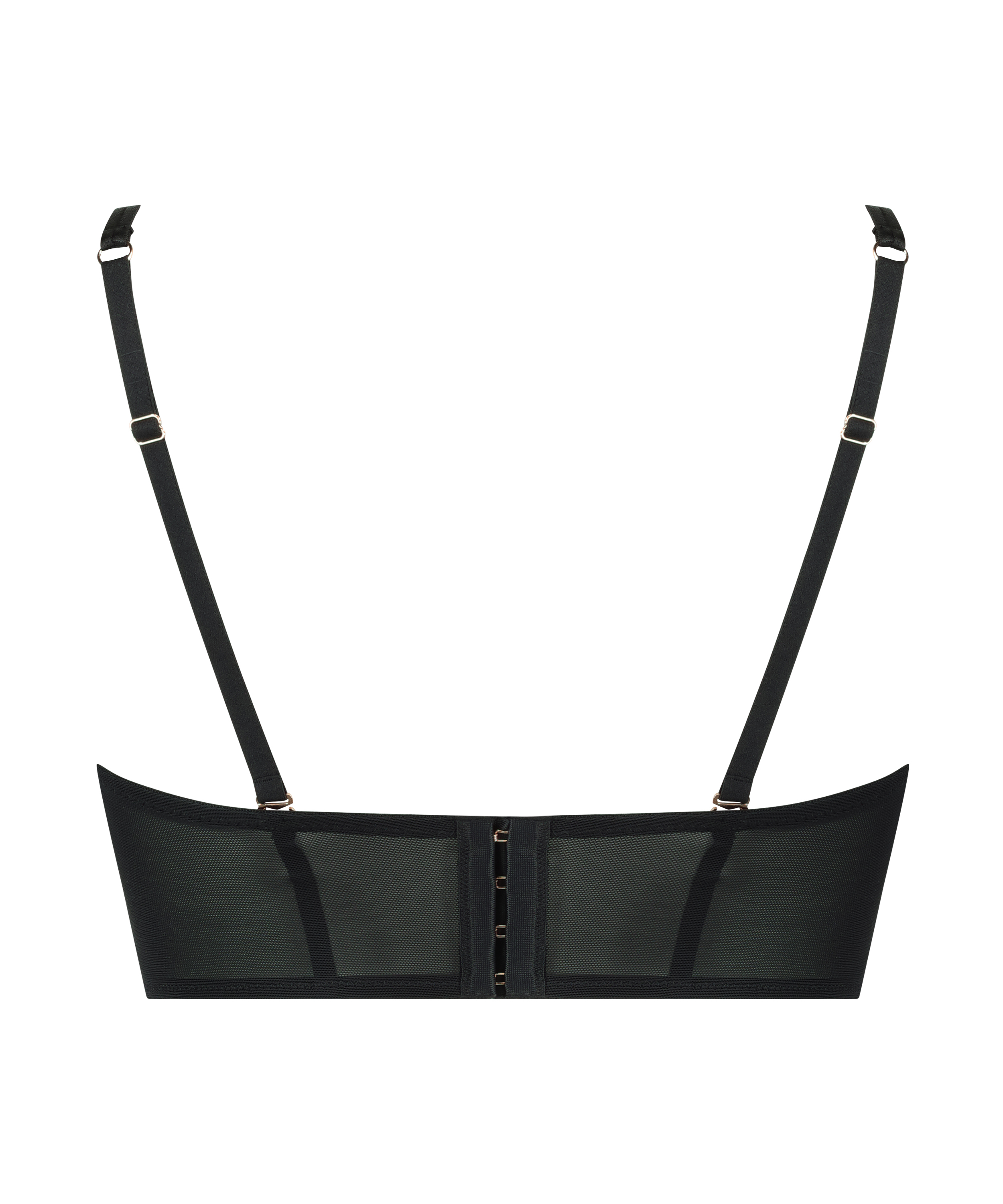 Sujetador longline de aros preformado Helena, Negro, main