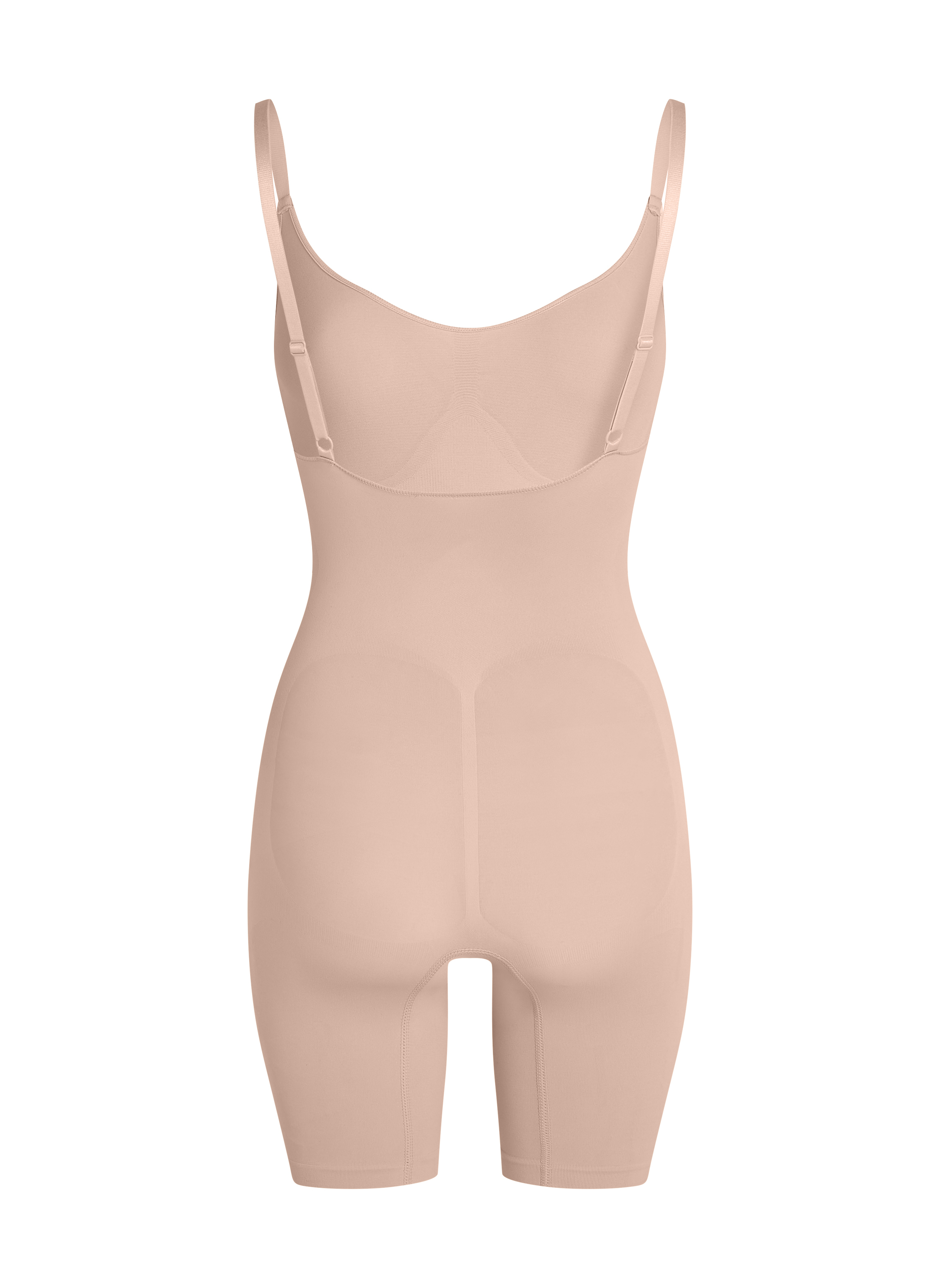 ﻿Faja correctora sin costuras para muslos, Beige, main