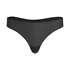 Tanga invisible Stripe mesh, Negro