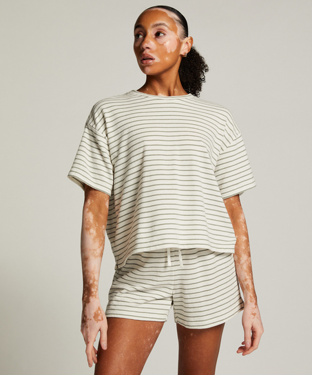 Top de pijama Jacket, Blanco