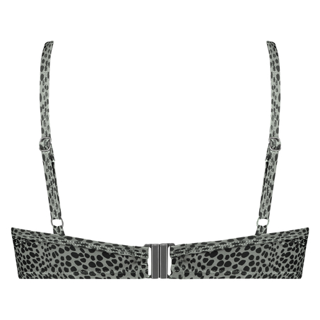 Top de bikini de aros preformado Spot Game, Rosa