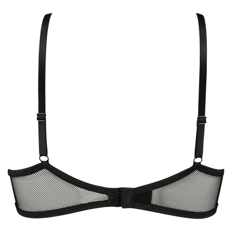 Non-padded underwired bra Cleo, Negro