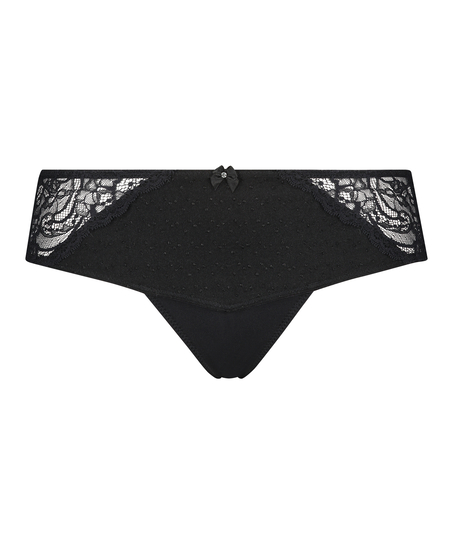 Tanga bóxer Sophie, Negro