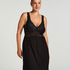 Vestido lencero Nora Lace, Negro