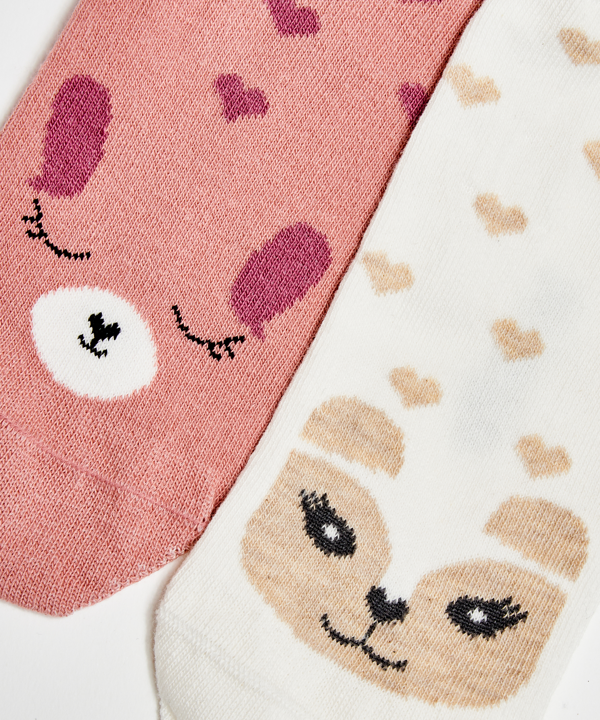 2 Pares Calcetines, Rosa, main