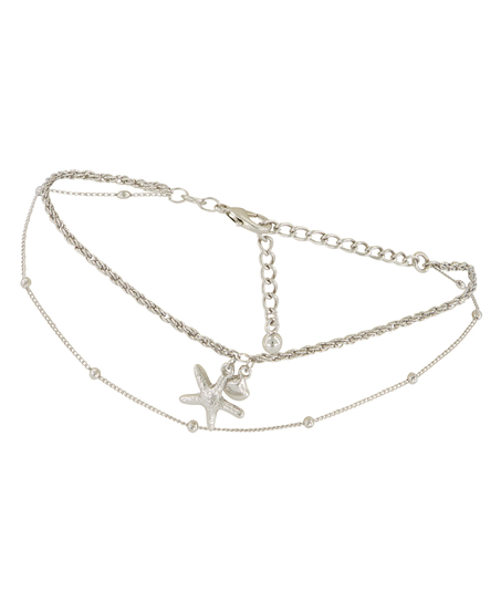 Cadena de tobillo, Gris