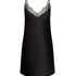 Vestido lencero Lace, Negro