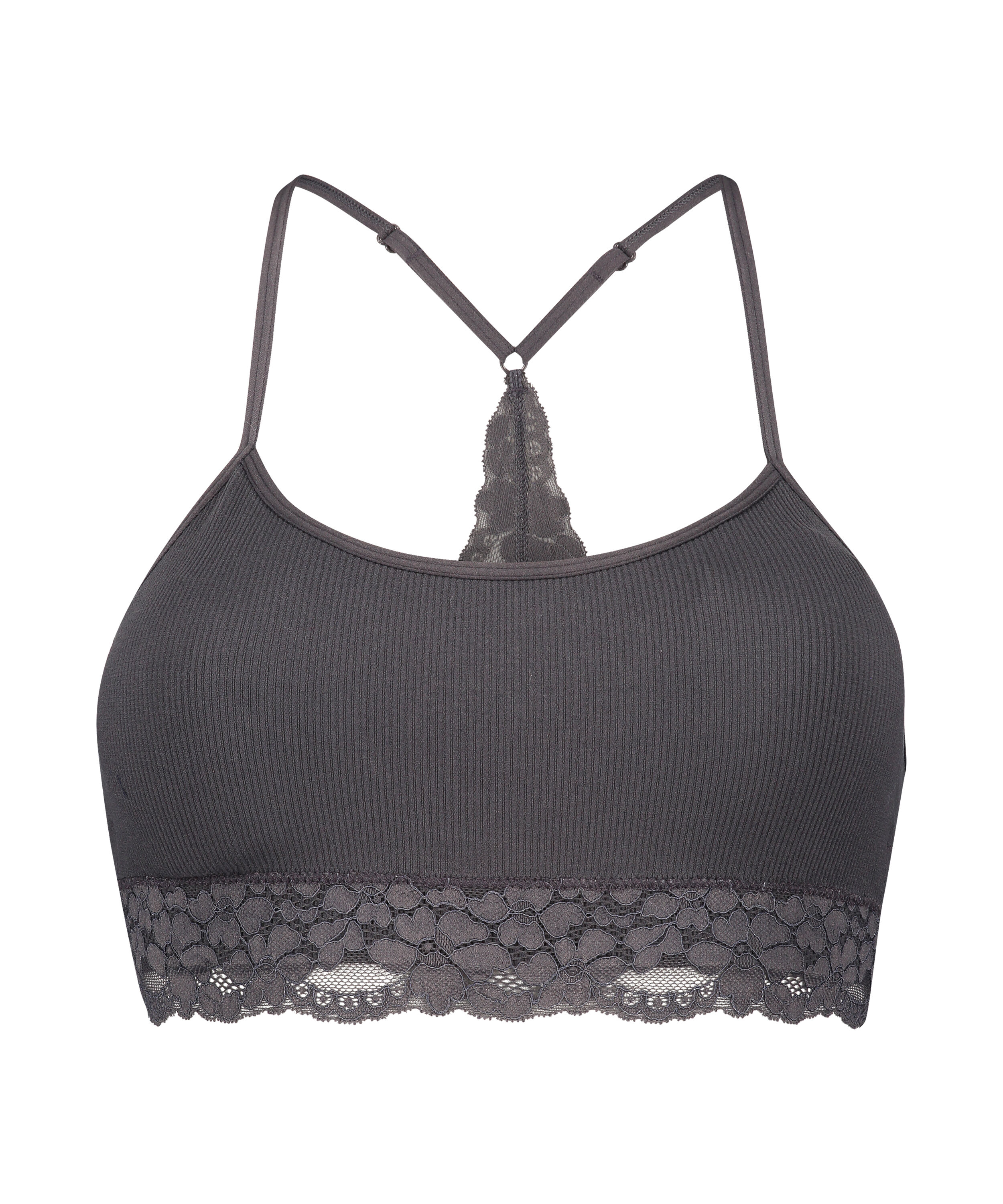 Bralette sin costuras Lottie, Gris